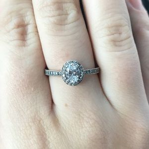 Vintage Elegance Pandora Ring