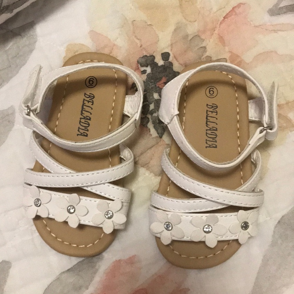 2 pairs Size 6 toddler sandals *Girls* Shoes