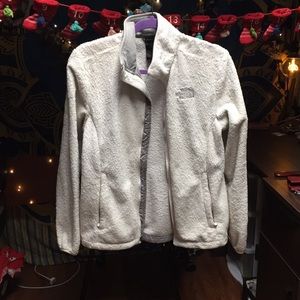 Hardly worn white North Face Fleece