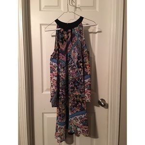 Nicole off shoulder long sleeve dress