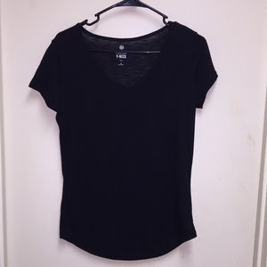Black v-neck