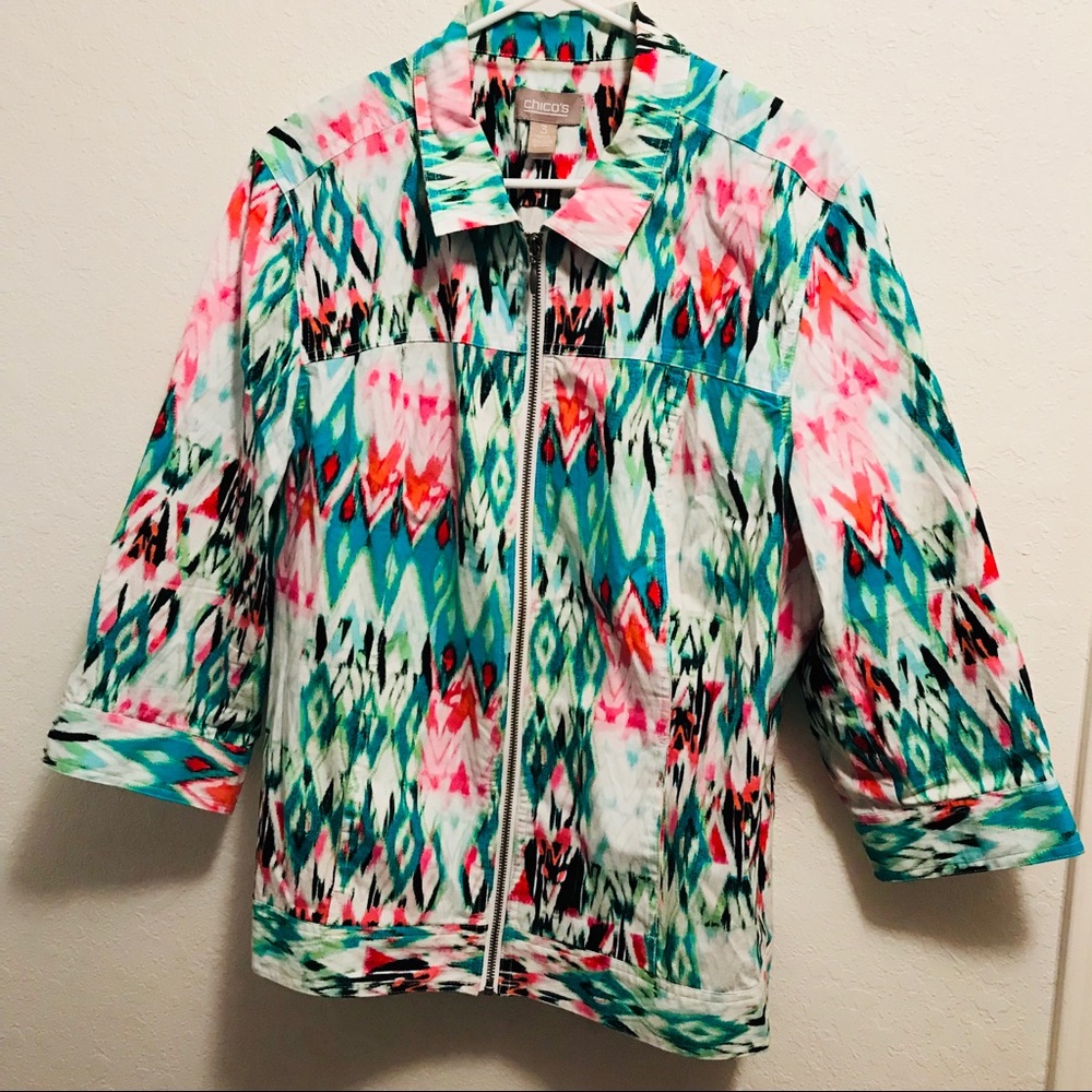 Chico’s Zippered jacket 3