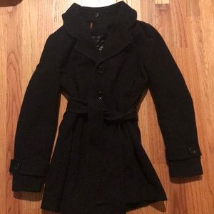 Forever 21 black pea coat