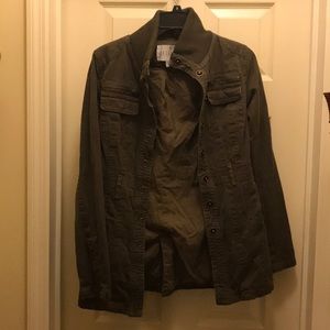Women’s Olive Green Utility Jacket Size Small