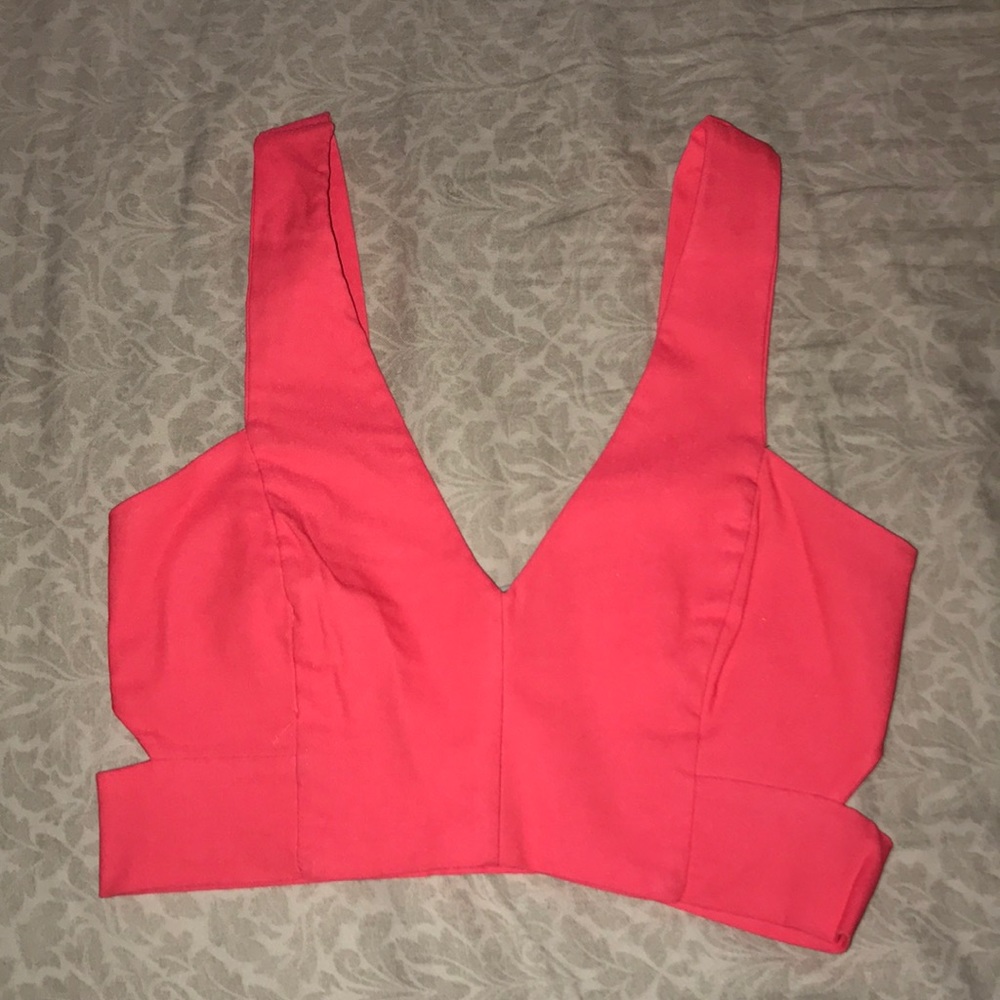 Neon pink top