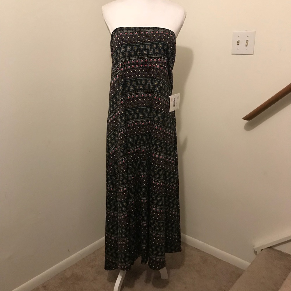 3X LuLaRoe Slinky Maxi - Gorgeous Colorful Pattern
