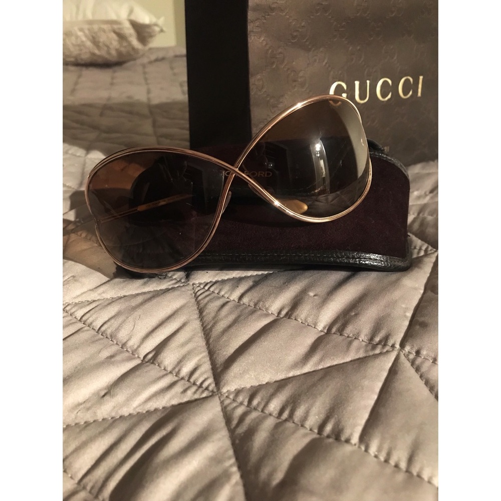 Tom Ford - Rose Gold Miranda Sunglasses