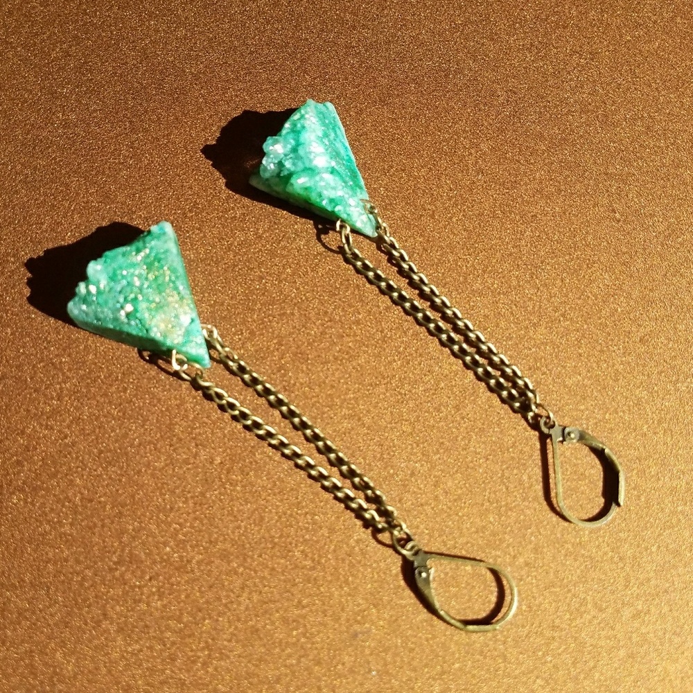 Geo-Pendulum Earrings