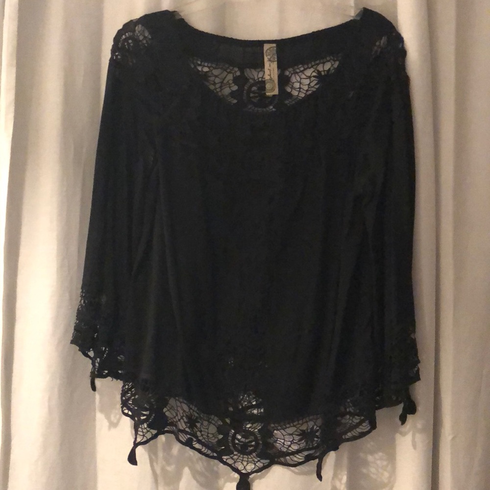Free People black lace top