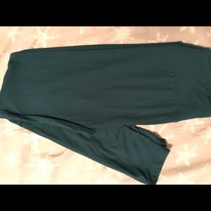 NWOT OS Lularoe solid teal leggings