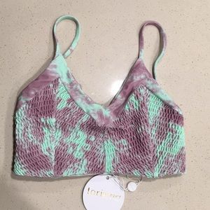 Tori Praver Swimwear Tie Die Top