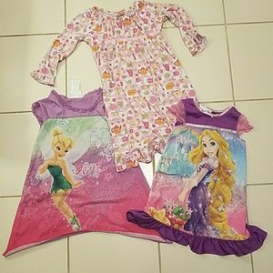 Three girls nightgowns