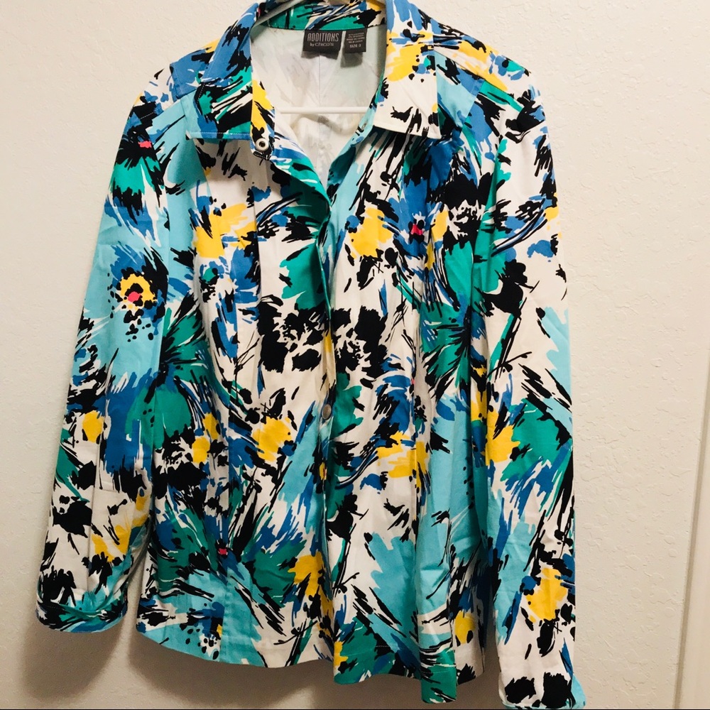 Chico’s Snap Button jacket 3