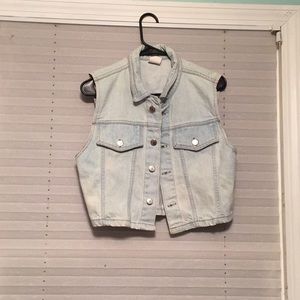 Vintage 80s denim vest