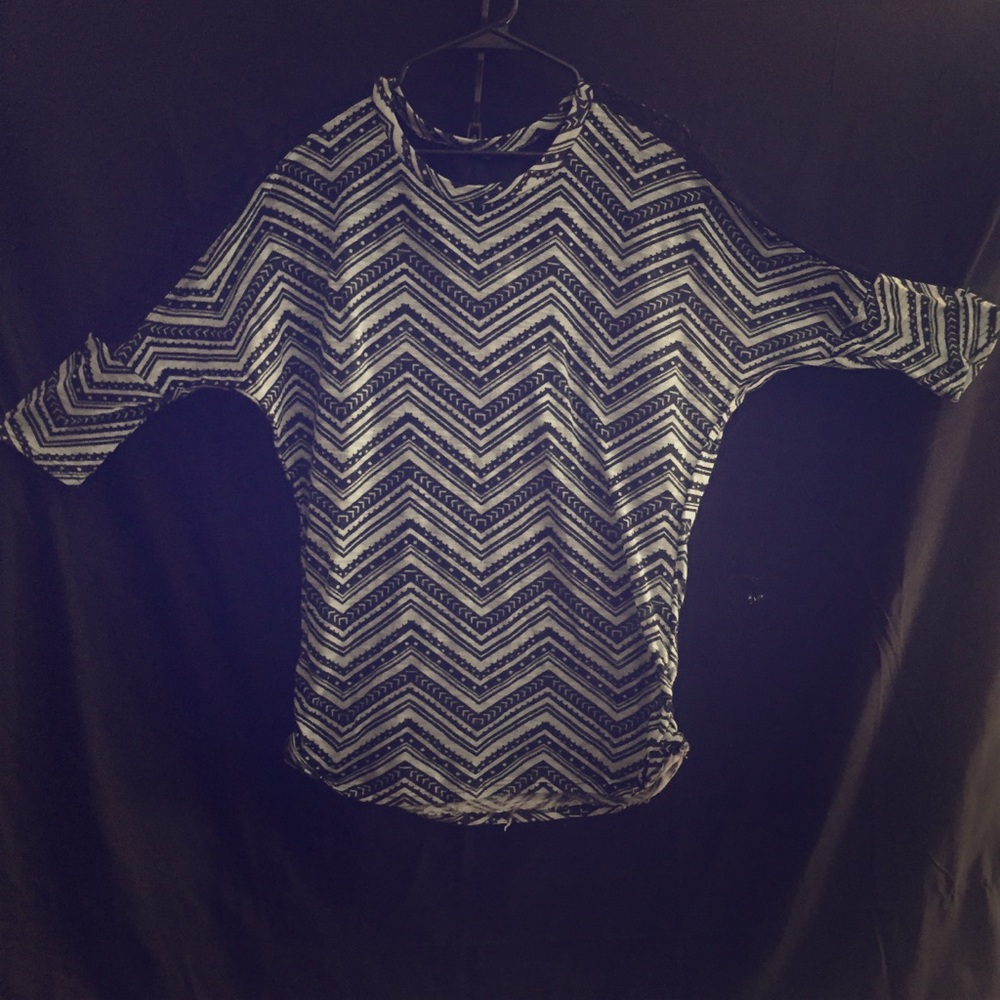 2XL/XXL - NOBO - Blue/Black W/Lace Shoulder