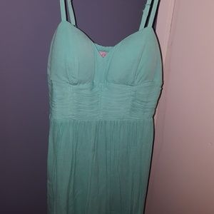 A Line Aqua Dress