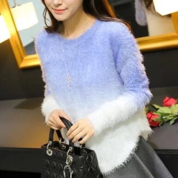 Soft fluffy sweater clearance