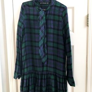 Zara Plaid tunic