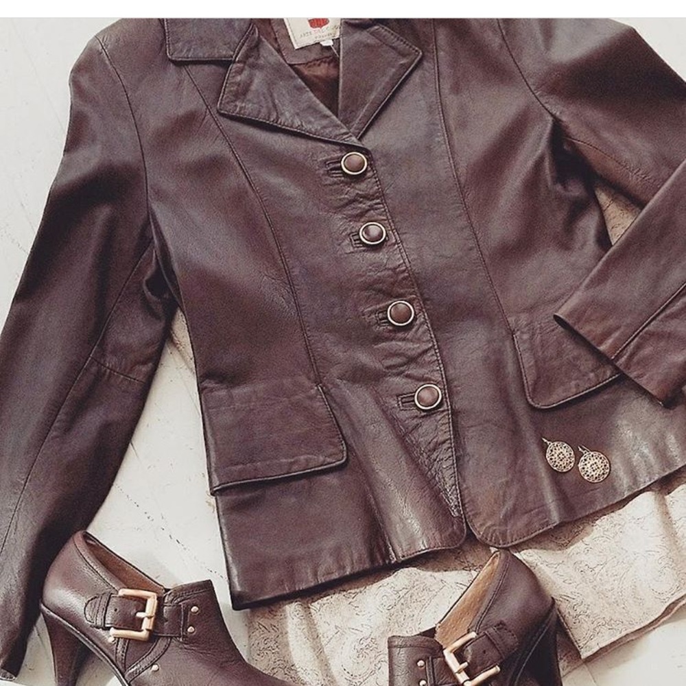 Genuine leather jacket