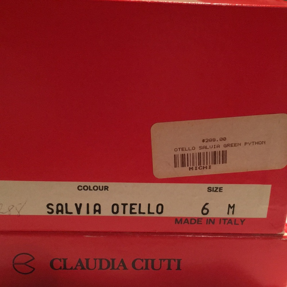 Claudia Ciuti Sling Back Python Shoes - image 2