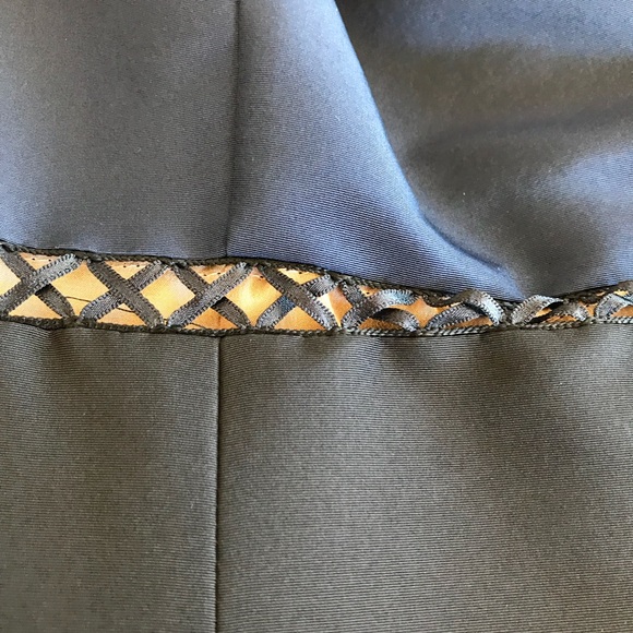 CAROLINA HERRERA colorblock Faille party dress - Picture 5 of 7