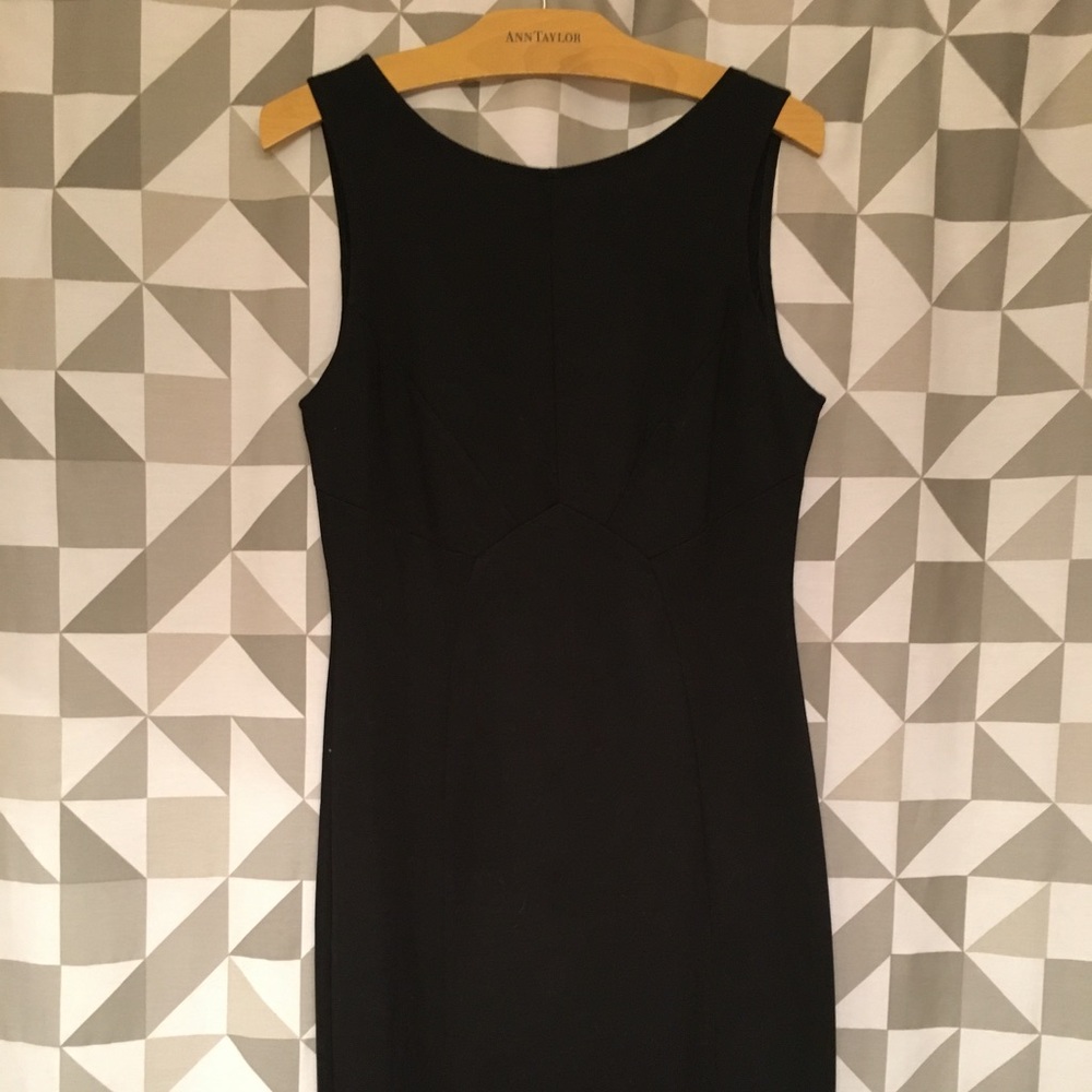 Little black dress- knee length, zipper back