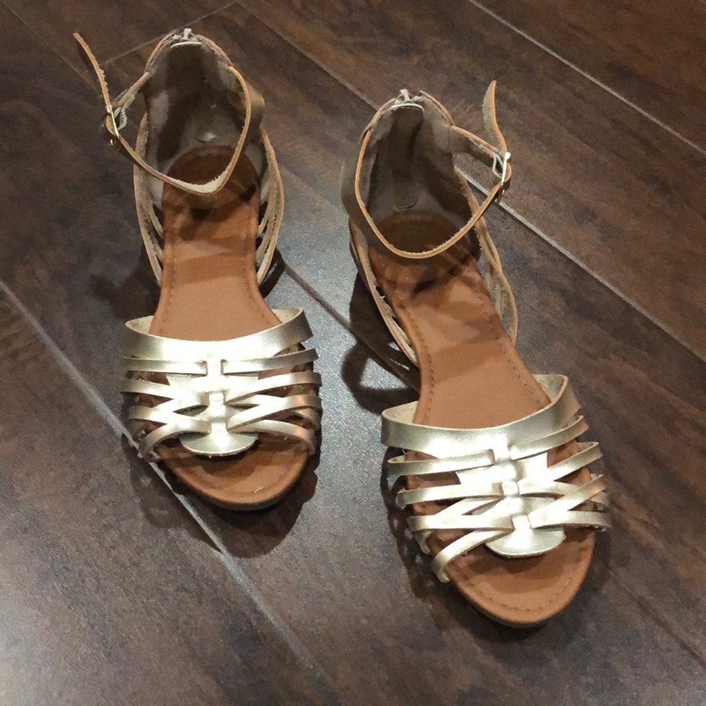 Metallic Sandals