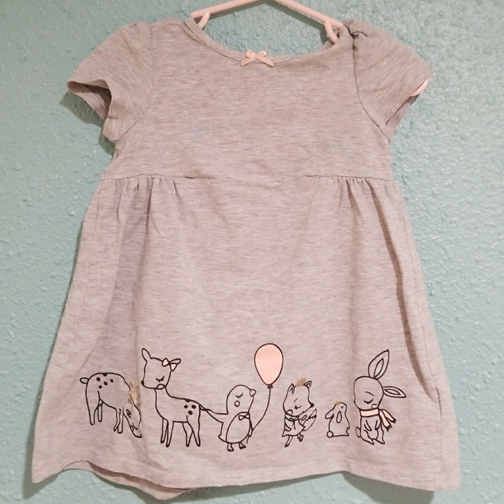 Gray baby dress