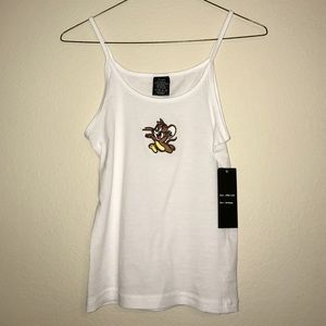Tom & Jerry White Tank