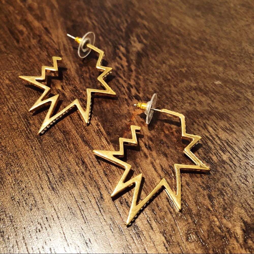 BaubleBar Statement Starburst Earrings