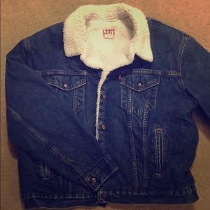 Vintage Denim Levi’s Sherpa Jacket