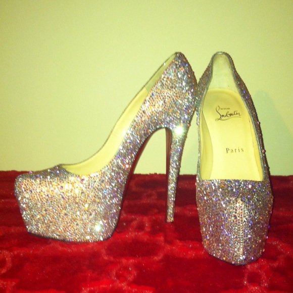 swarovski crystal red bottoms