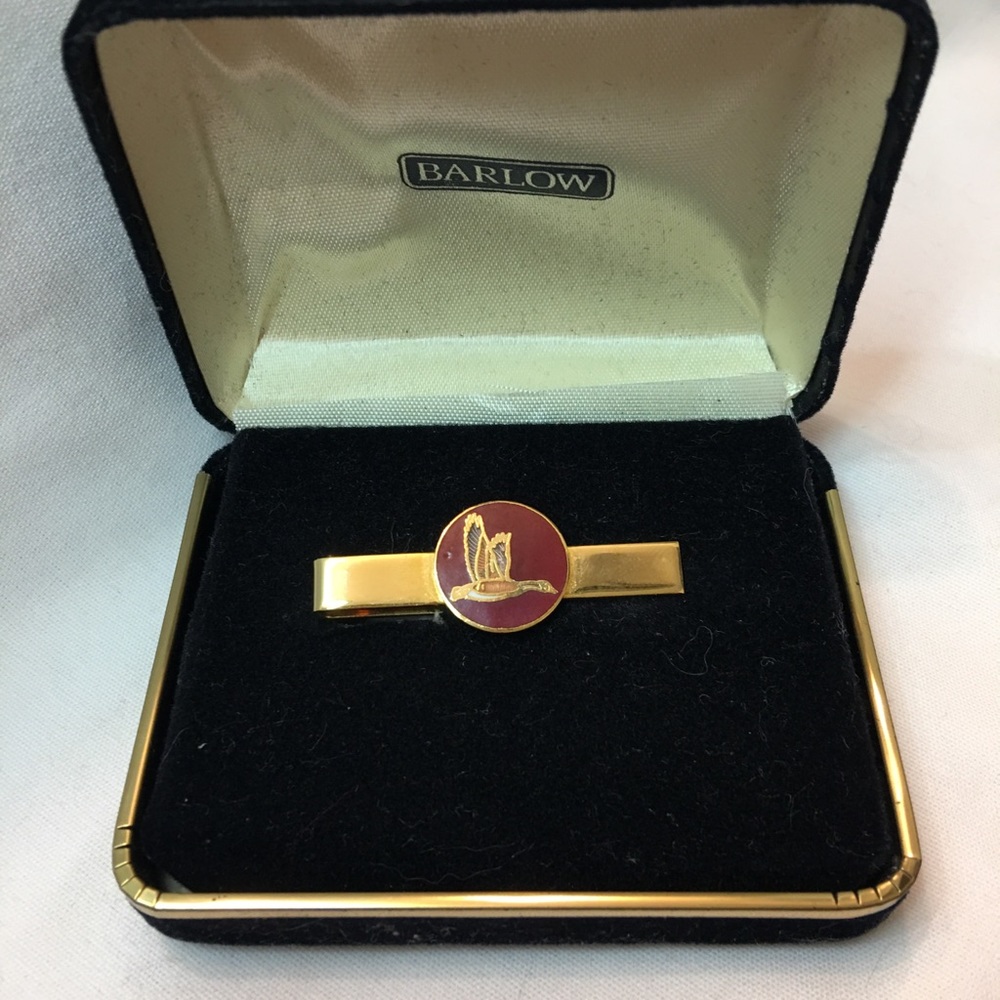 Men’s vintage duck tie clip