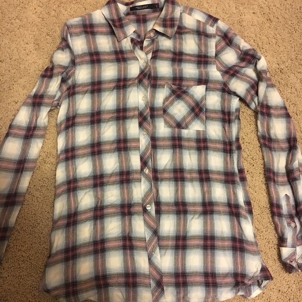 Flannel size small