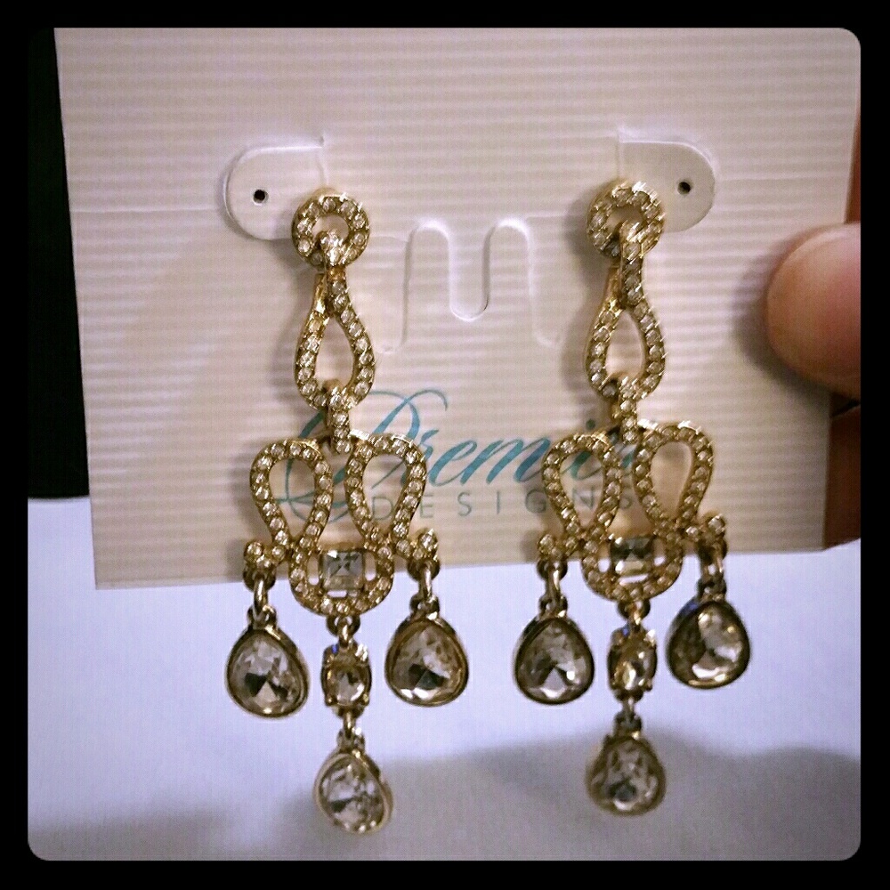 Premier  "Oh So Fancy" Earrings Gold Plated