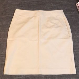Tan pencil skirt