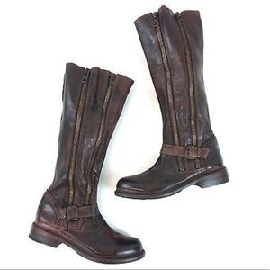 Bed Stu Tango Moto Boots Teak Rustic
