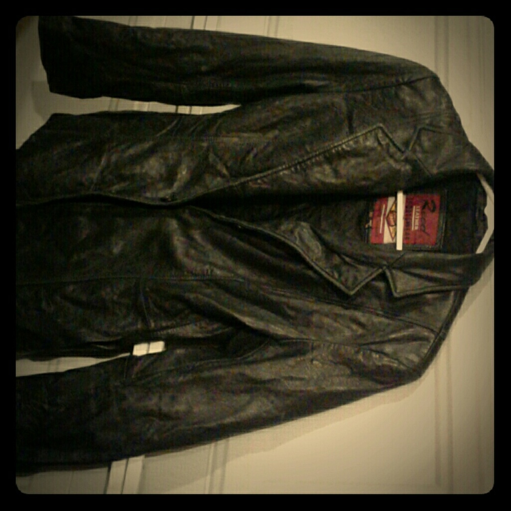 Reed sportswear women's leather coat