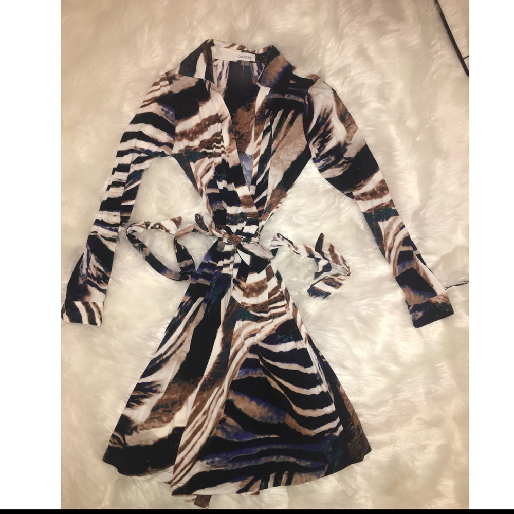 Calvin Klein wrap dress size 6