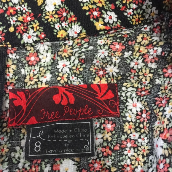 Free People Floral Print Dress - Picture 5 of 5