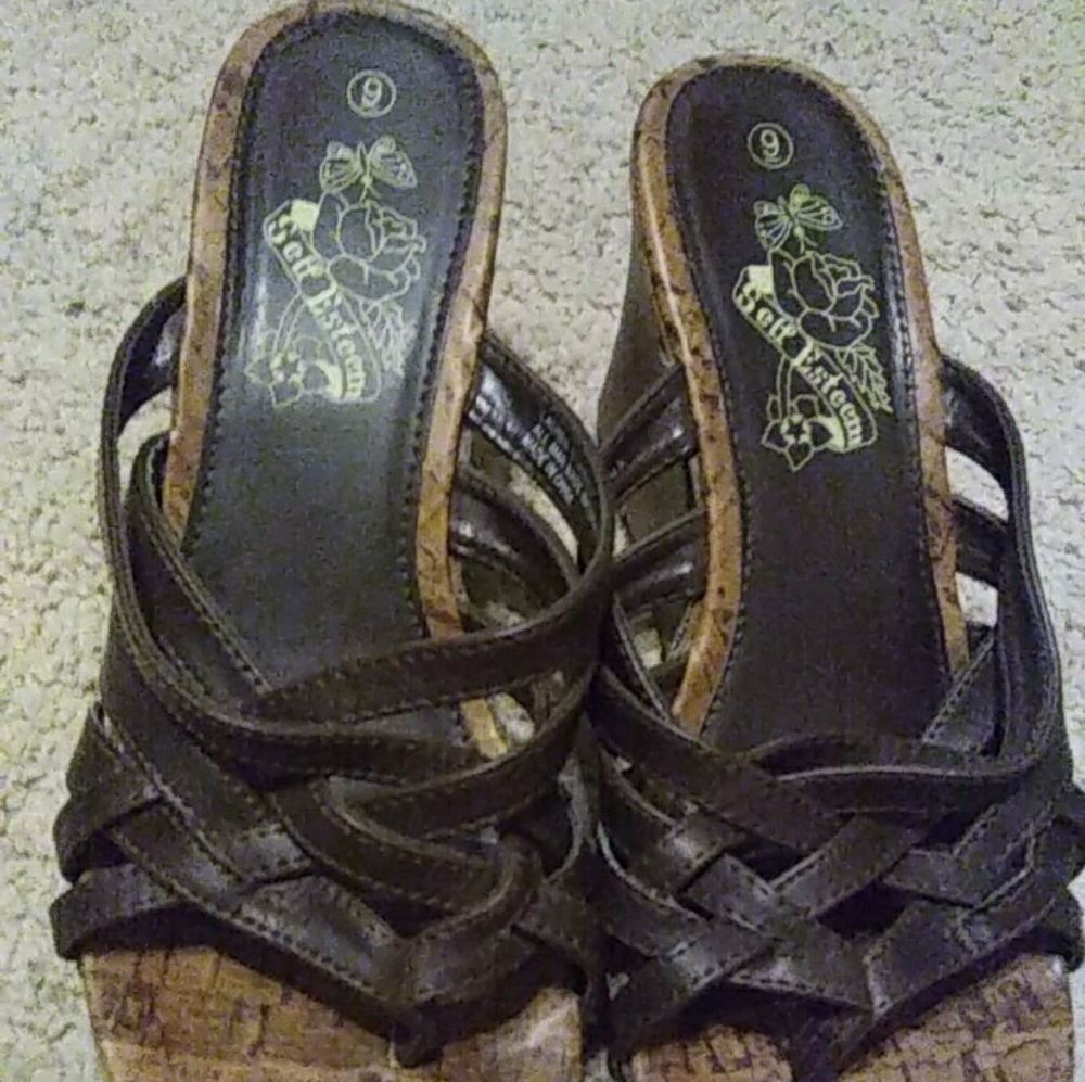 Self Esteem Sandal Wedge