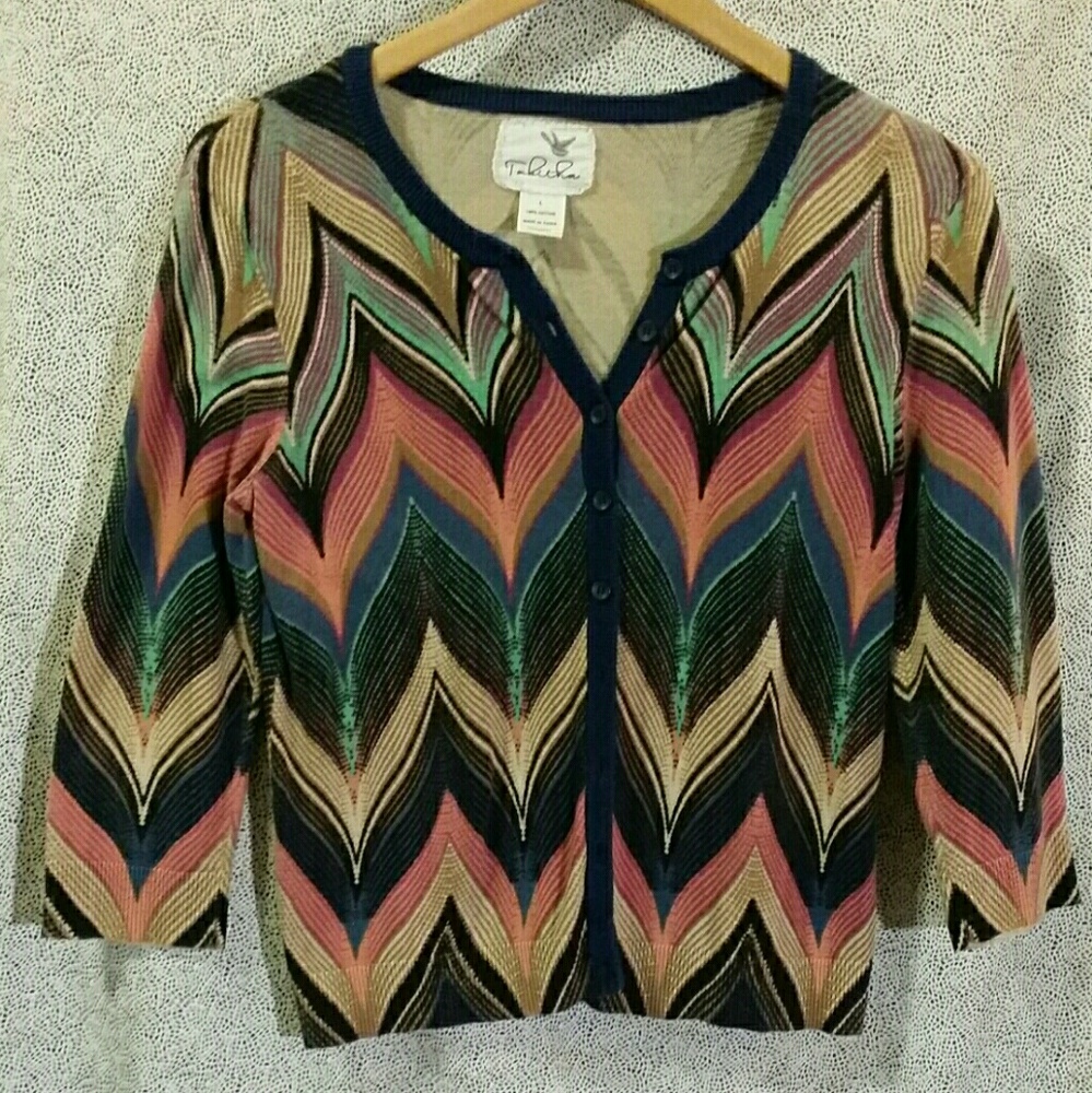 3/4 sleeve Anthropologie cardigan sweater