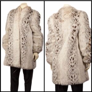 Knee Length Faux Fur Coat