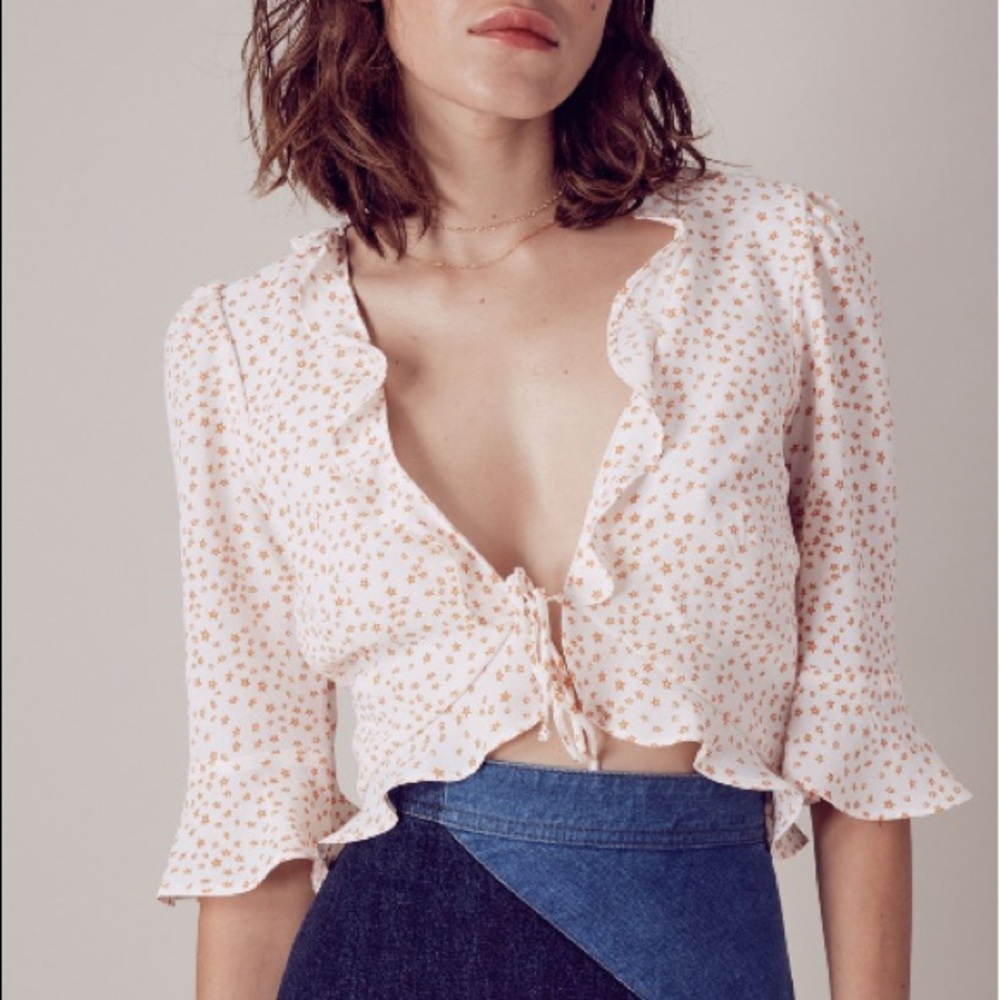 For Love & Lemons Tie Top