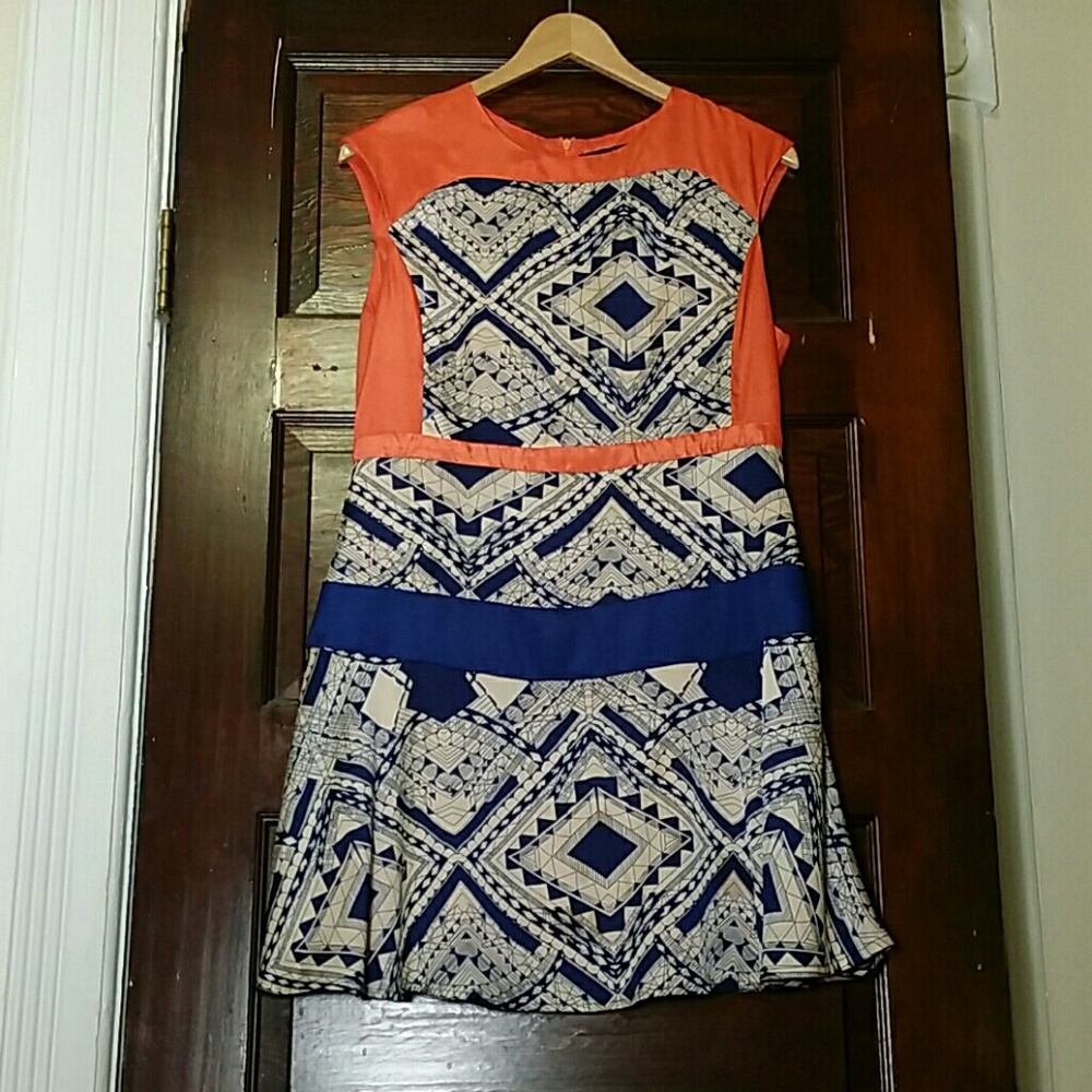 Geometric mini dress