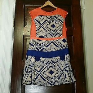 Geometric mini dress