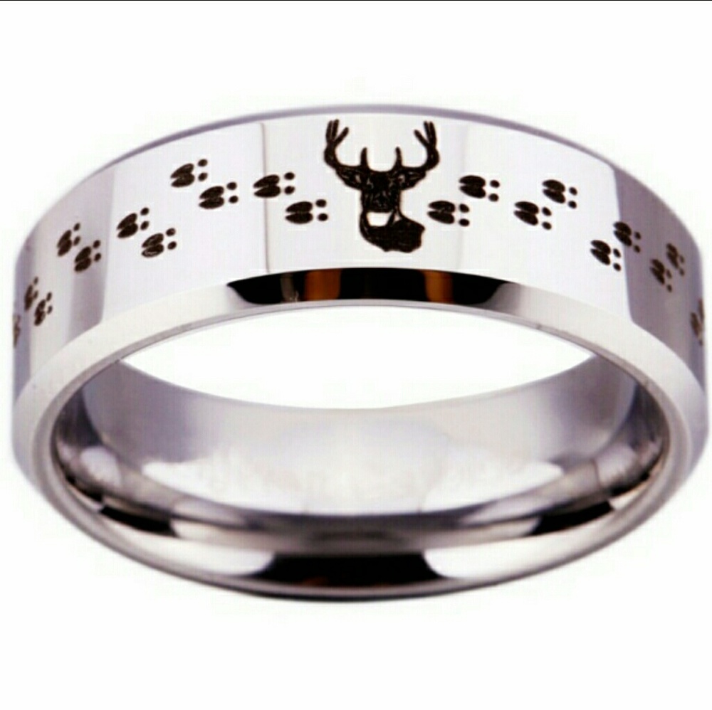 *FINAL CLOSEOUT CLEARANCE* Deer Tracks Ring - Picture 1 of 2