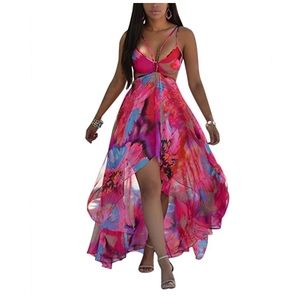 Flowy beach dress maxi