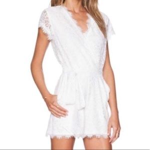 DVF White Lace Romper