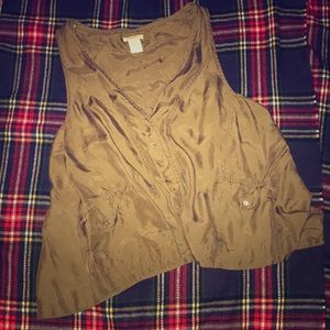 J.Crew flowy vest